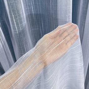 Firana gładka Krateczka subtelna i lekka wys. 300 cm z ołowianką