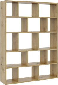 Regał W Kolorze Dąb Artisan Wiszący Lub Stojący D9-E80