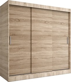 Szafa przesuwna 200 cm dąb sonoma T6-E38