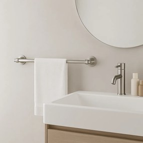 Wieszak łazienkowy jednoramienny 16101 Aristo Nikiel szczotkowany