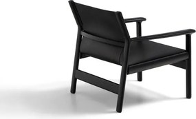 Czarny skórzany fotel Jan – Kave Home