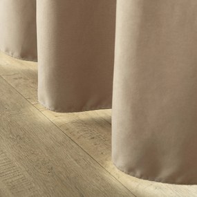 Zasłona na taśmie marszczącej kaszmirowa aksamitna 140 x 280 cm 1 szt.