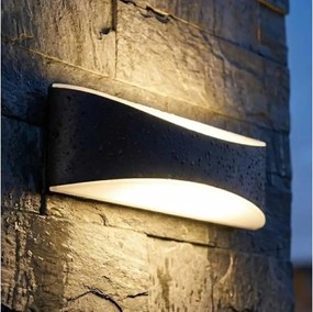 Zewnętrzny kinkiet LED/10W/230V IP65 czarny