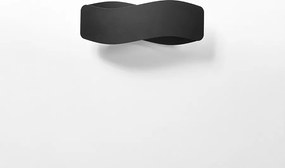 Kinkiety nowoczesny Zanila, stal - 2 źródło światła 4000K - L.40 x H.15 cm - czarny