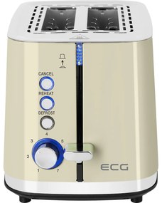 ECG ST 2766 Vintage Vanilla Toster