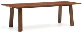 Rozkładany stół z dodatkowym blatem z blatem w dekorze orzecha 95x200 cm Arlen – Kave Home