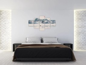 Obraz - Dolina Gór Błękitnych (125x70 cm)