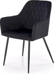 Krzesło do jadalni z wysokimi podłokietnikami K558 Halmar