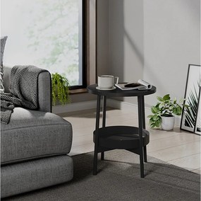 Stolik kawowy czarny 40x40x47.5 riono