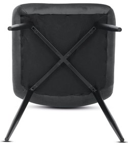 Zestaw krzeseł do jadalni CT-281 GREY4, 4 szt.