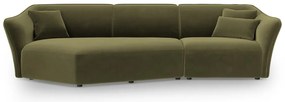 Zielony aksamitny narożnik Tokyo – Cosmopolitan Design