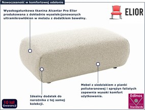 Nowoczesny puf do salonu ecru W4-K25