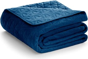 Niebieska narzuta AmeliaHome Laila Royal, 220x240 cm