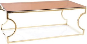 Ława KENZO A 120x60 bursztynowa/złota