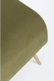 Zielona tapicerowana ławka Olga – Bizzotto