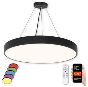 Top Light - LED RGB Ściemnialny żyrandol na lince LED/60W/230V Wi-Fi Tuya czarny + pilot