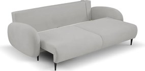 Sofa SOFT z funkcja spania i pojemnikiem JASNY SZARY RUN AGAIN 80