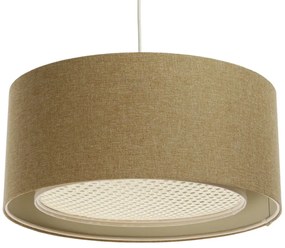 Lampa wisząca ERUTAN RATTAN 40 żółta BPS KONCEPT