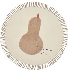 Bawełniany dywan dziecięcy w kolorze kości słoniowej ø120 cm Tamya – Kave Home