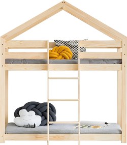 Łóżko piętrowe MILA DMP 90x200 sosna