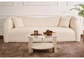 Stolik konferencyjny Clara Travertine