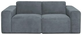 Szara sztruksowa sofa 202 cm Sting – Scandic