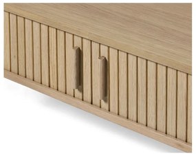 Stolik w dekorze dębu w naturalnym kolorze 60x120 cm Meta – Unique Furniture