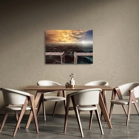 Obraz na szkle - morze (70x50 cm)