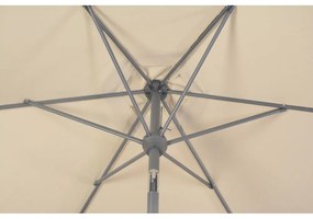 Beżowy parasol ogrodowy ø 300 cm Roja – Rojaplast