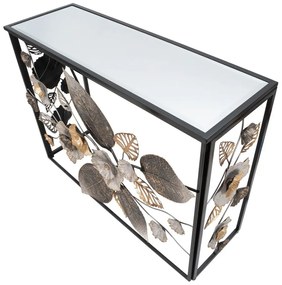 Czarna konsola 42x112 cm Glam Dark – Mauro Ferretti
