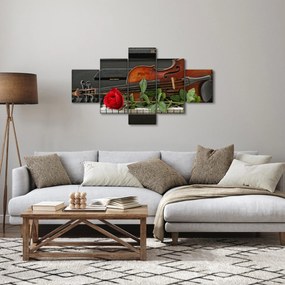 Obraz - Pamięć muzyka (125x70 cm)