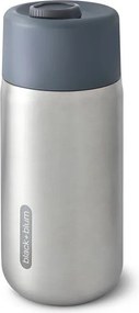 Kubek termiczny ze stali nierdzewnej w kolorze srebra 340 ml – Black + Blum