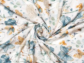 PrzytulneMieszkanie.pl PrzytulneMieszkanie.pl Pościel krepowa do łóżeczka Renforcé ELIVINE biała Rozmiar pościeli: 45 x 65 cm | 90 x 140 cm