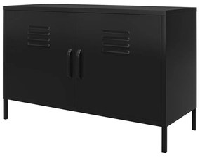 Czarna metalowa szafka 100x64x40 cm Mission District – Støraa