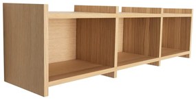 Wielopoziomowa półka w dekorze dębu 80 cm Focal – Hübsch