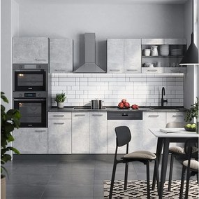 Aneks kuchenny beton/antracyt 300x46x81.6 r-line