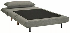 Szary rozkładany fotel SPIKE