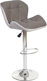 Stołek barowy MCW-A92,  taupe-grey