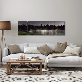 Obraz - Deszczowy wieczór (170x50 cm)