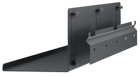 Półka wisząca JOANNE 700 mm, antracytowa