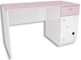 Białe biurko dla dziewczynki W0-S05