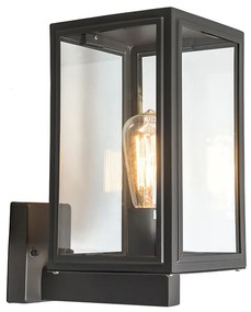 Zewnetrzna Industrialna lampa ścienna szara IP44 - Sutton Up Rustykalny / Vintage Oswietlenie zewnetrzne