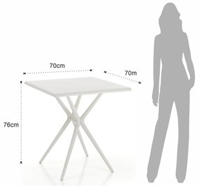 Stół 70x70 cm Sabine – Tomasucci