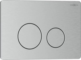 Mexen Tex 06 przycisk spłukujący stal nierdzewna, inox - 6106-10