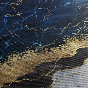 Obraz - Ciemnoniebieski marmur (70x50 cm)