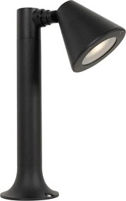 Nowoczesny klosz ogrodowy czarny 30 cm IP44 regulowany - Ciara