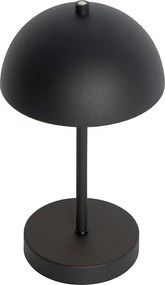 Lampa stołowa zewnętrzna czarna, ładowana, 3-stopniowo ściemniana - Keira