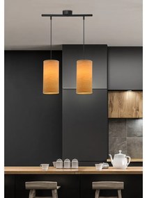 Jasnobrązowa lampa wisząca ø 12 cm Ballo – Candellux Lighting