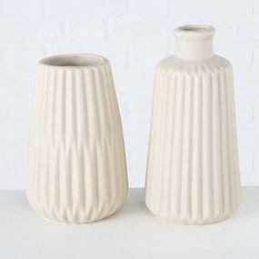 Wazon ceramiczny z tłoczonym wzorem ESKO, 17 cm