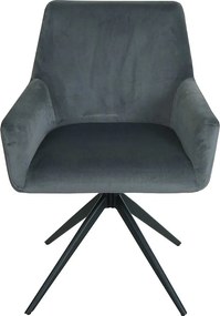 Krzesło do jadalni MCW-L91 (zestaw 6 sztuk),  ciemnoszary